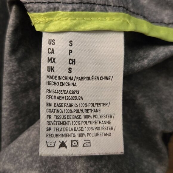 American Eagle Men's Lightweight Zip Windbreaker Hooded Jacket Grey S Gorpcore - Picture 10 of 12